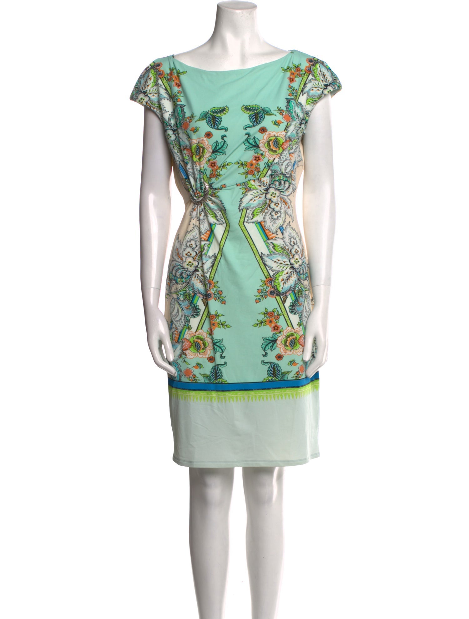Roberto Cavalli Printed Knee-Length Dress