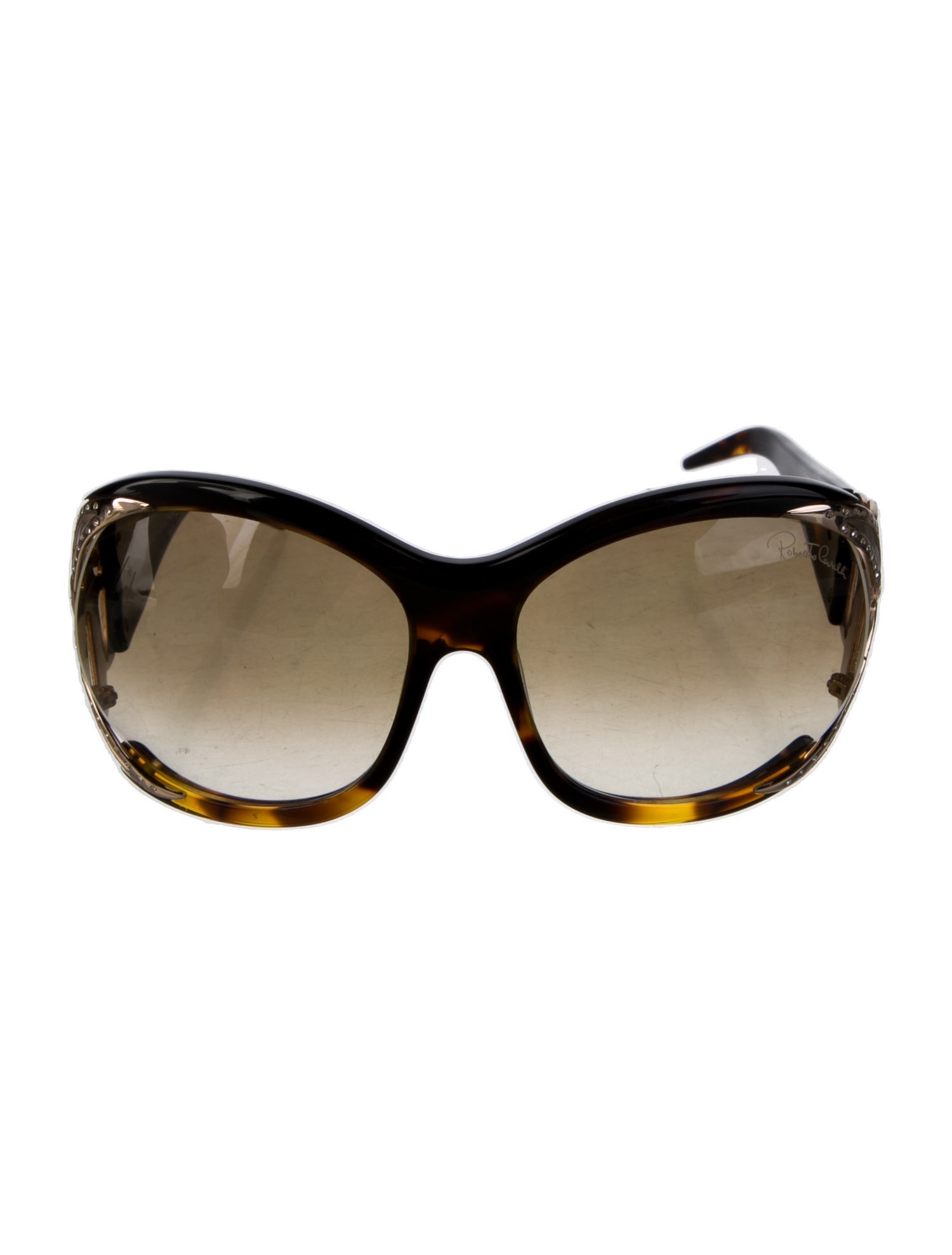 Roberto Cavalli Oversize Gradient Sunglasses