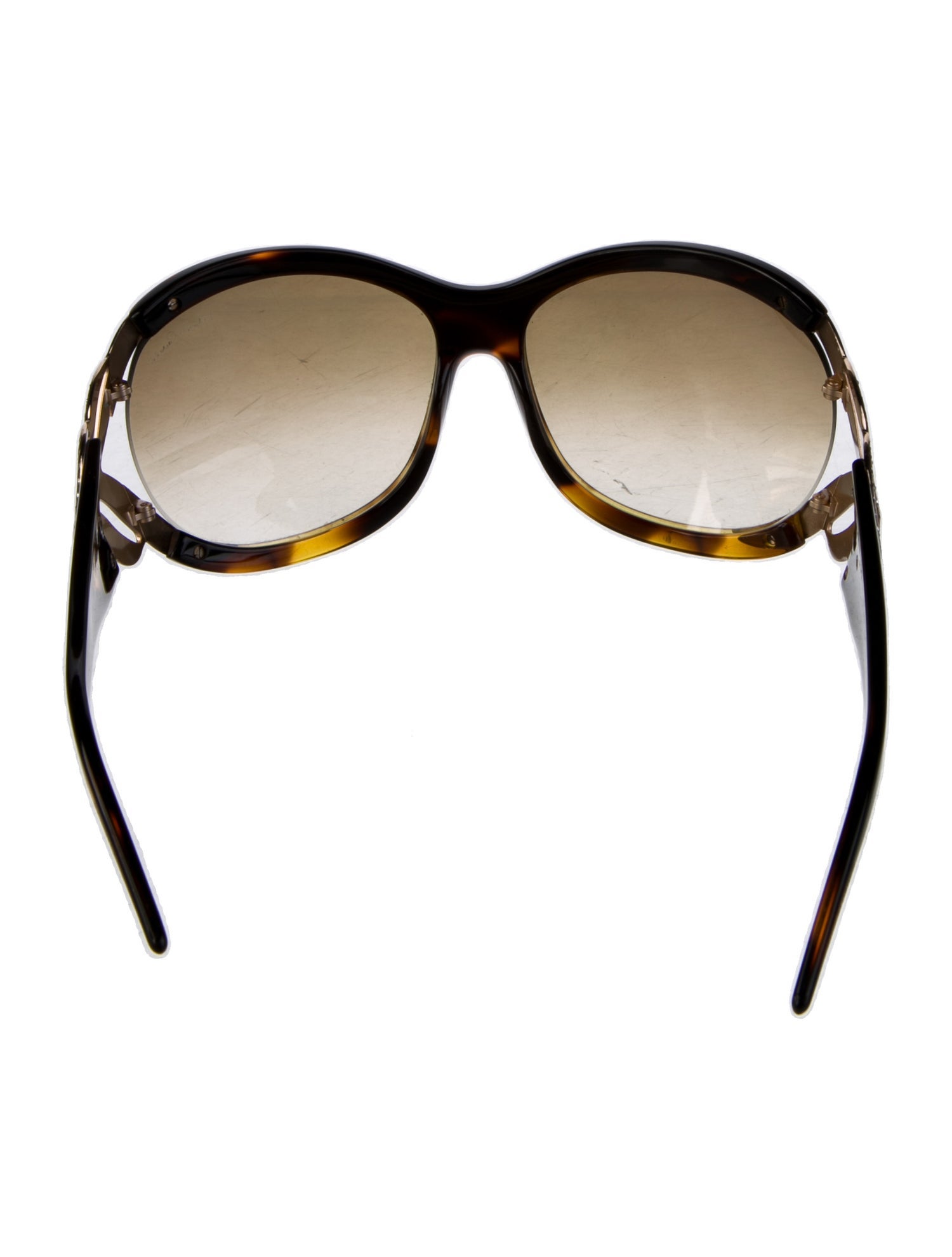 Roberto Cavalli Oversize Gradient Sunglasses