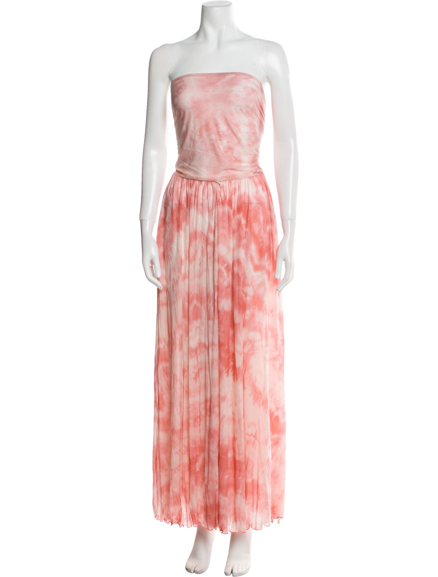 Roberto Cavalli Tie-Dye Print Long Dress
