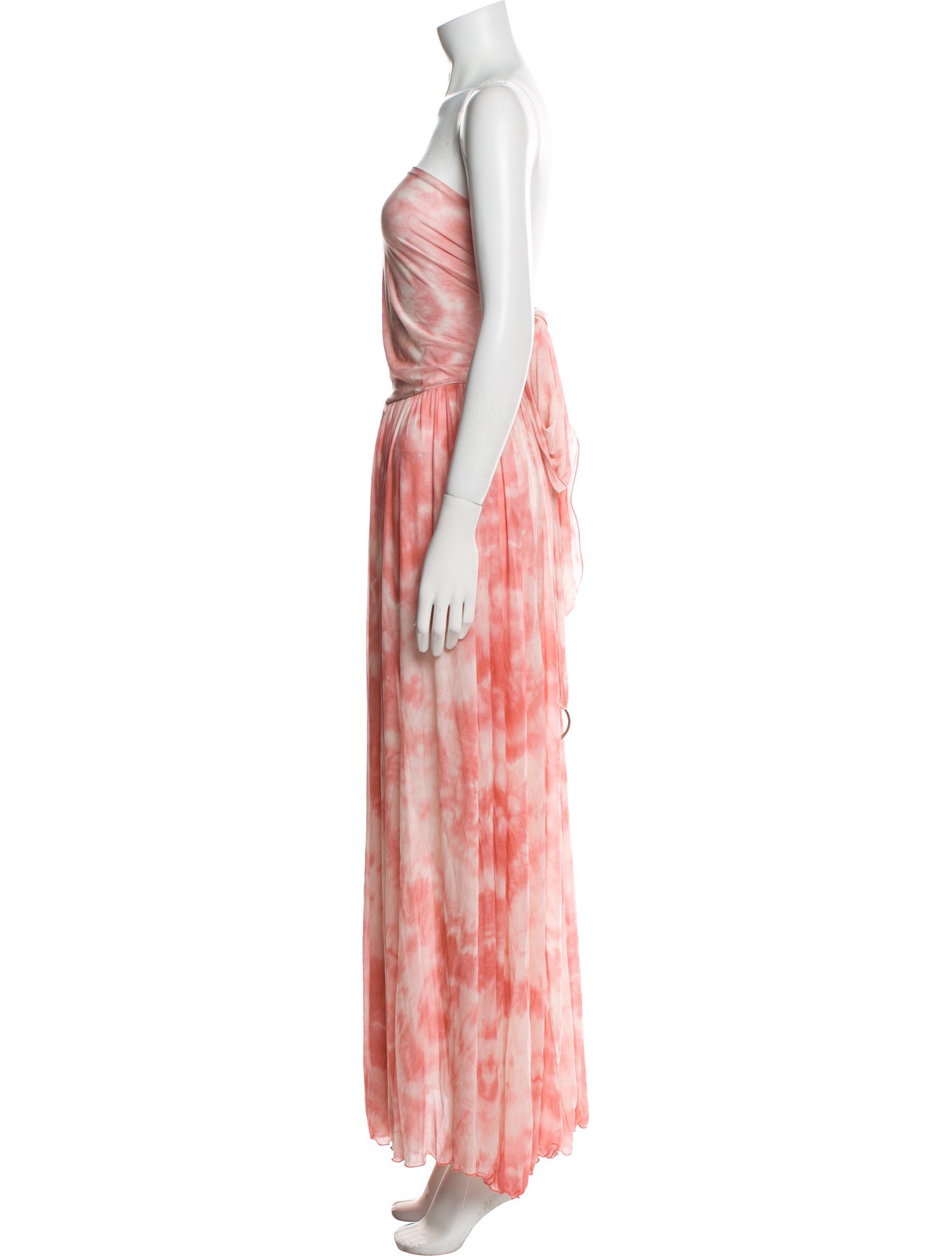 Roberto Cavalli Tie-Dye Print Long Dress