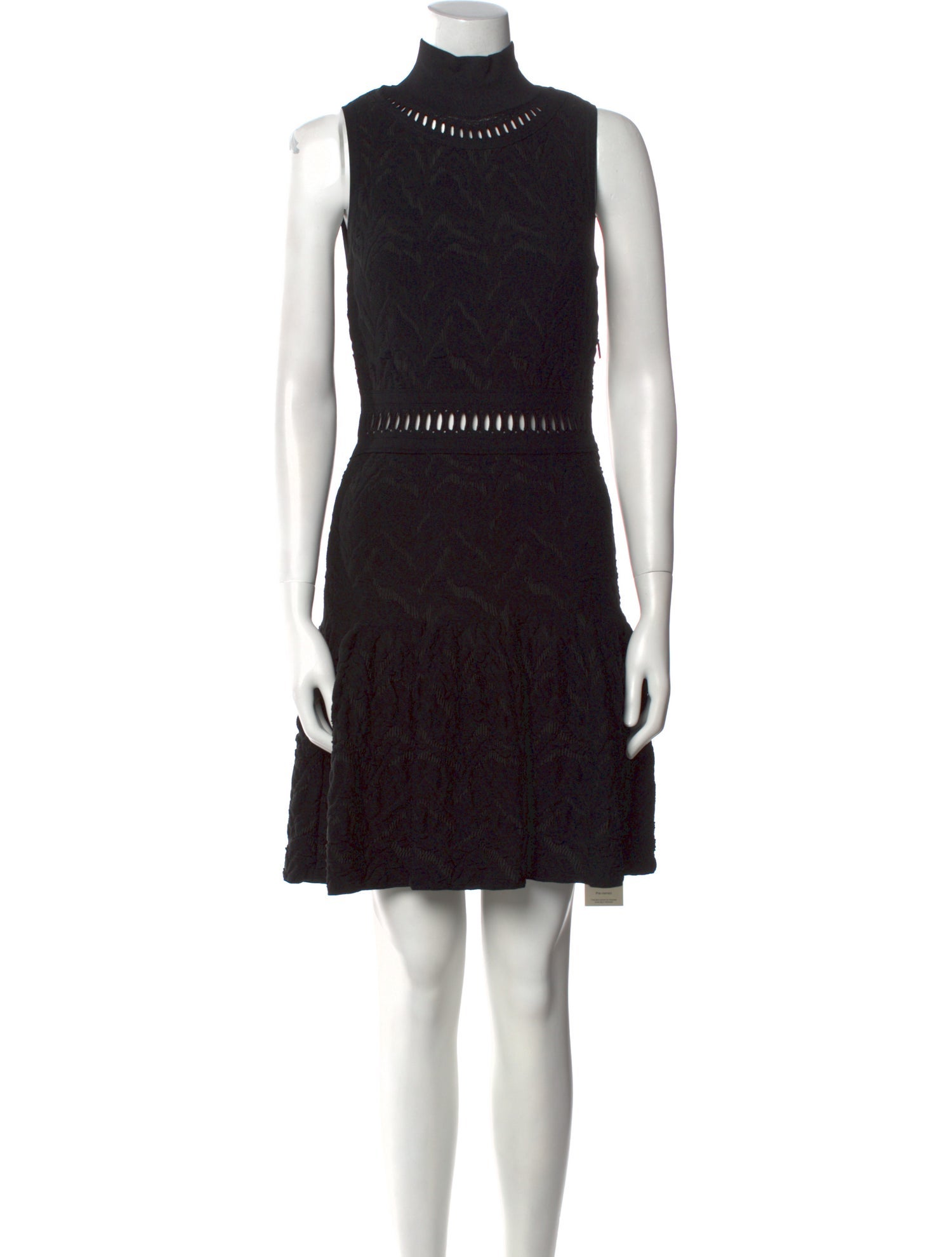 Roberto Cavalli Lace Pattern Mini Dress
