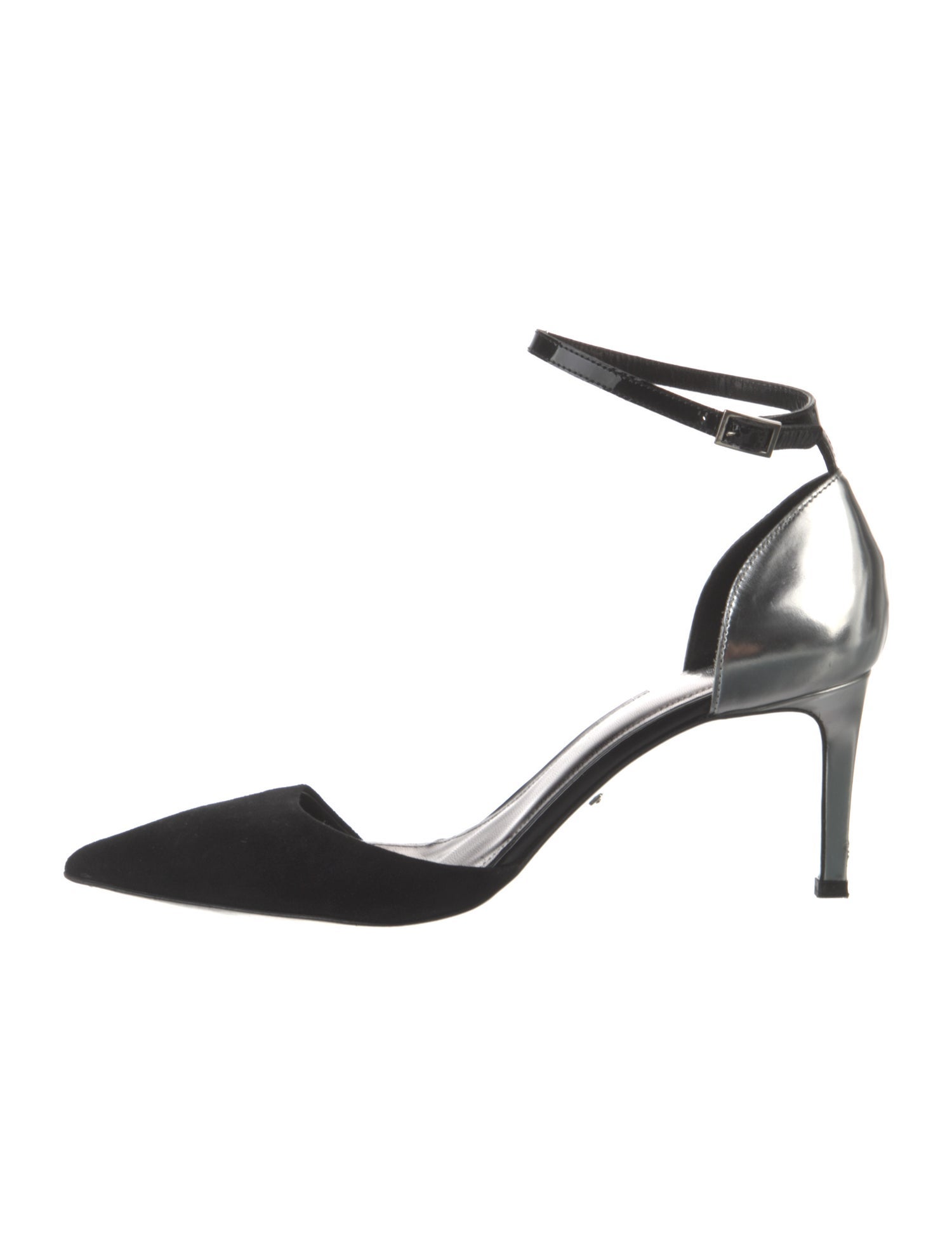 Roberto Cavalli Suede D'Orsay Pumps