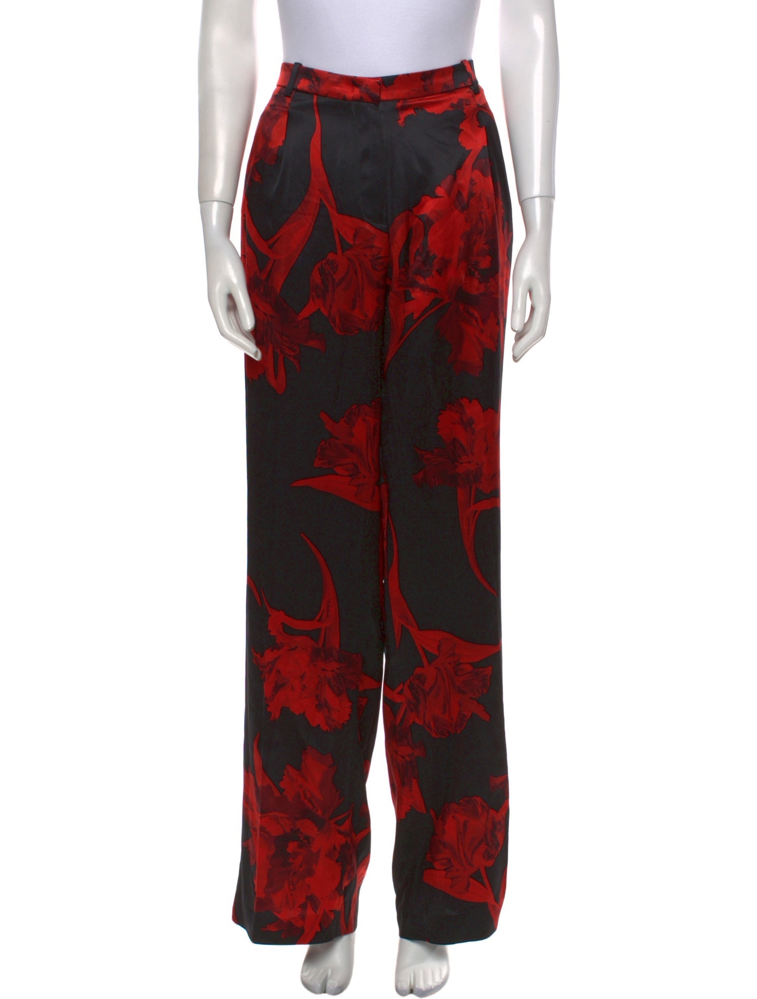 Roberto Cavalli Silk Wide Leg Pants
