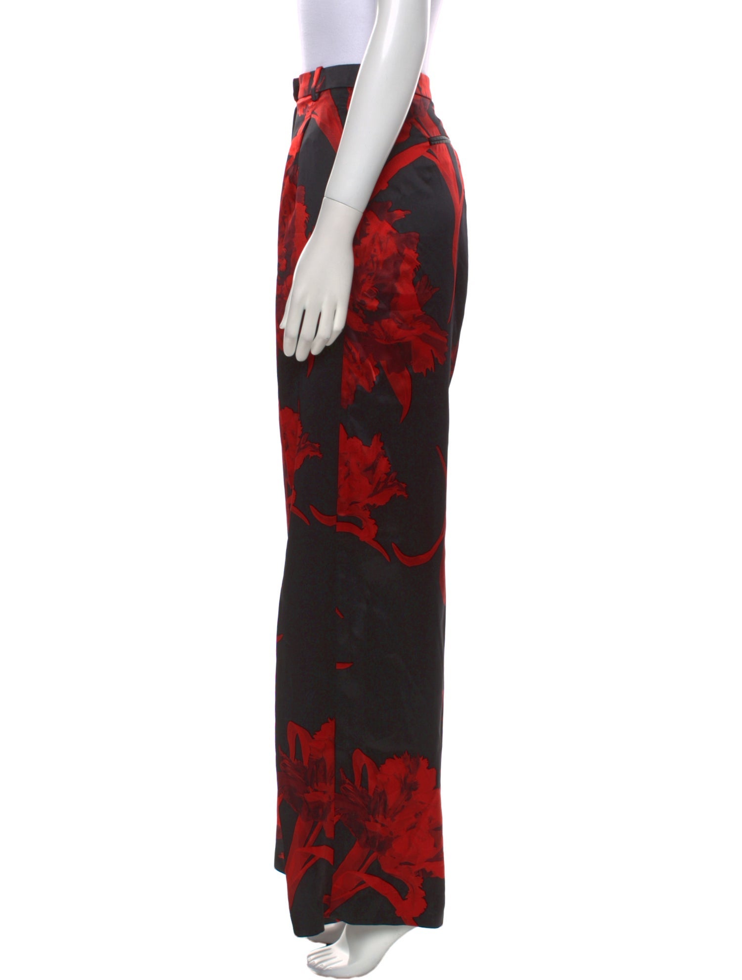 Roberto Cavalli Silk Wide Leg Pants