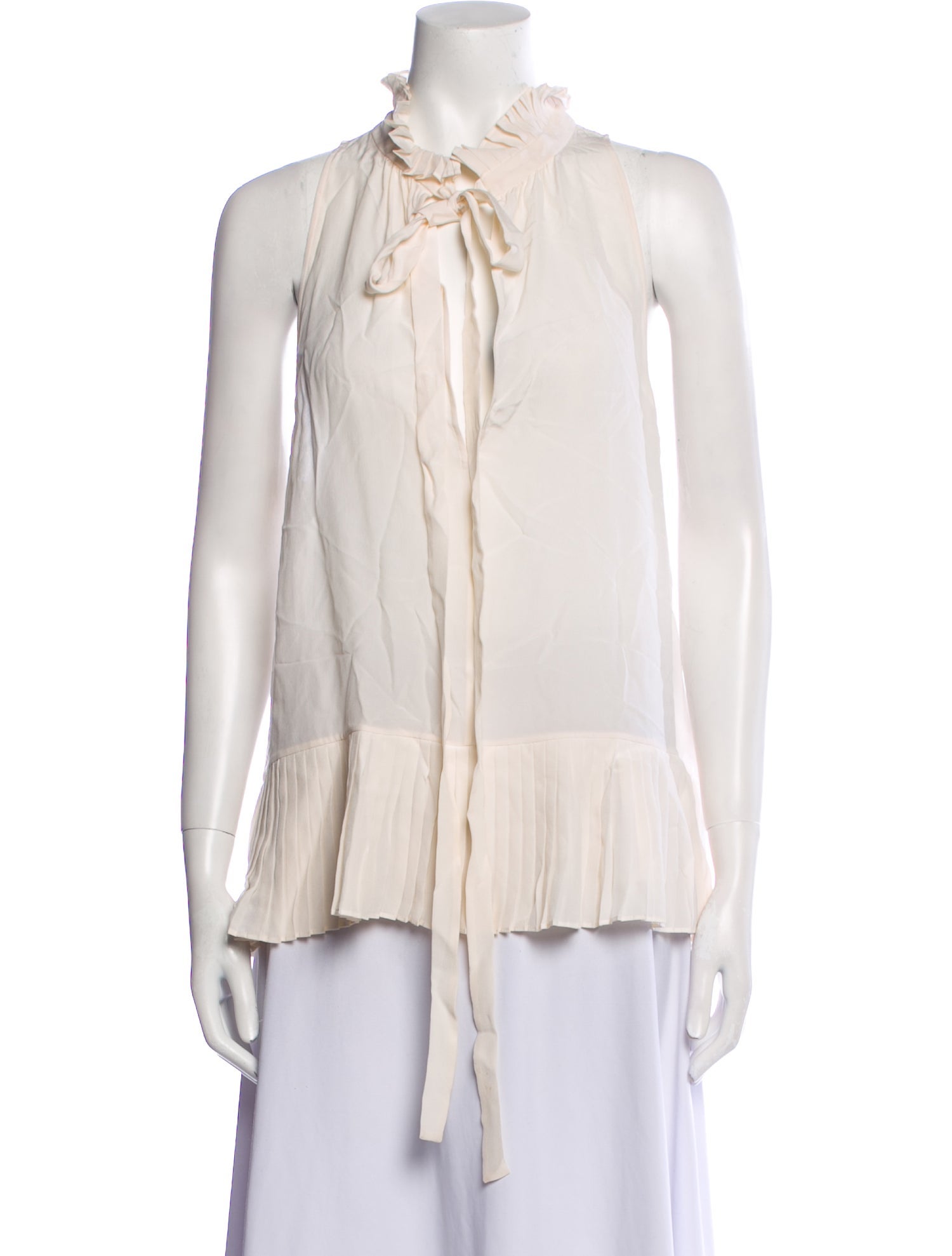 Roberto Cavalli Silk V-Neck Blouse