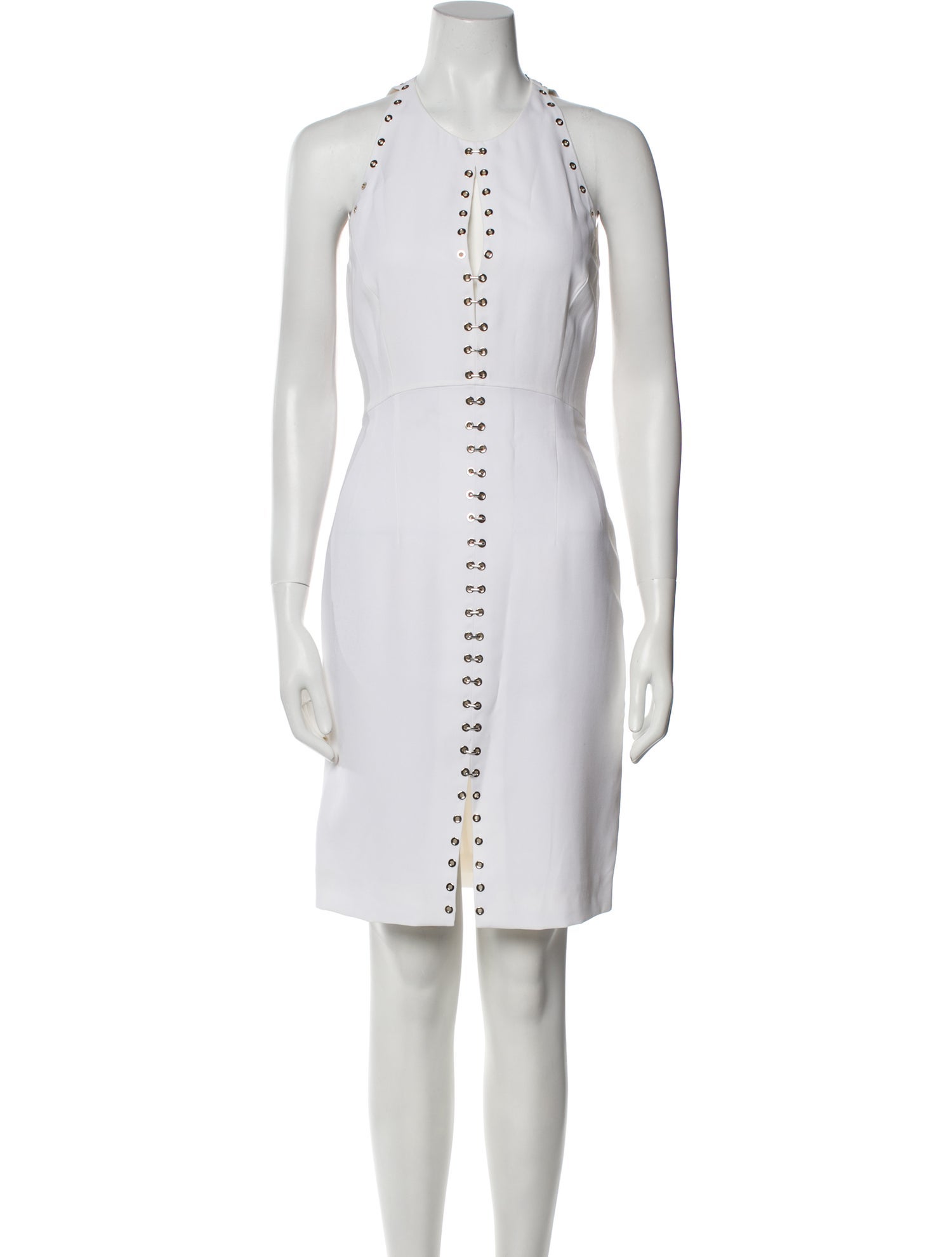 Roberto Cavalli Virgin Wool Knee-Length Dress