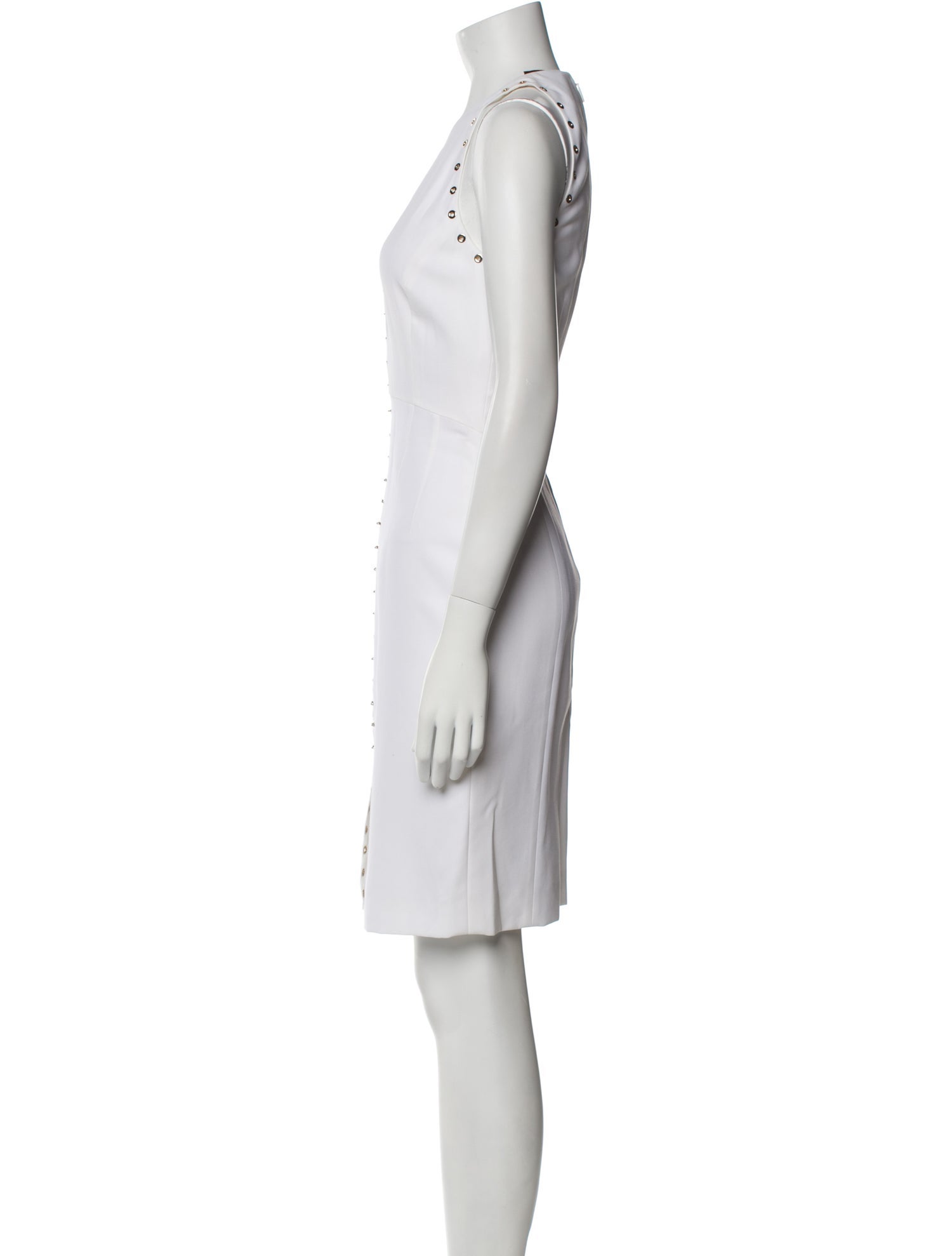 Roberto Cavalli Virgin Wool Knee-Length Dress