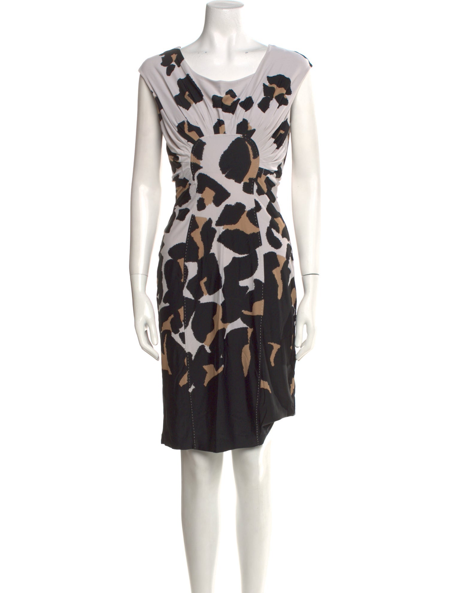 Roberto Cavalli Animal Print Knee-Length Dress