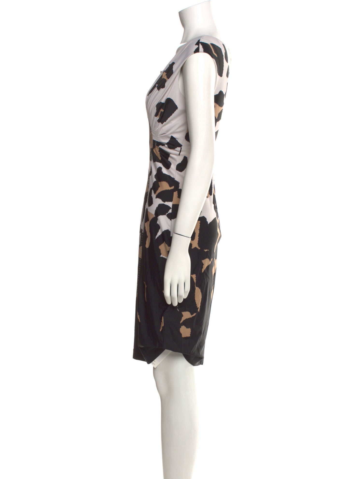 Roberto Cavalli Animal Print Knee-Length Dress