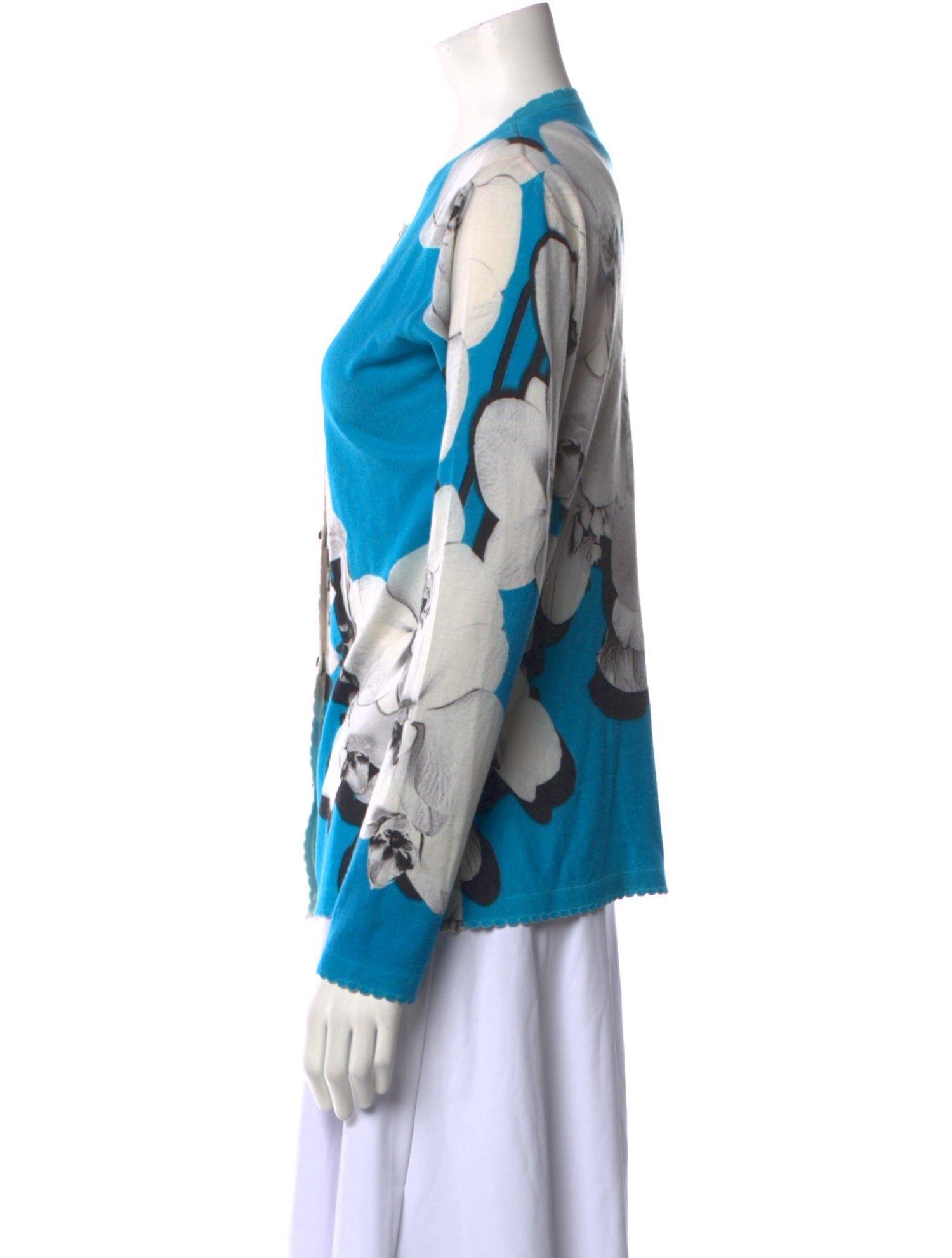 Roberto Cavalli Cashmere Printed Sweater