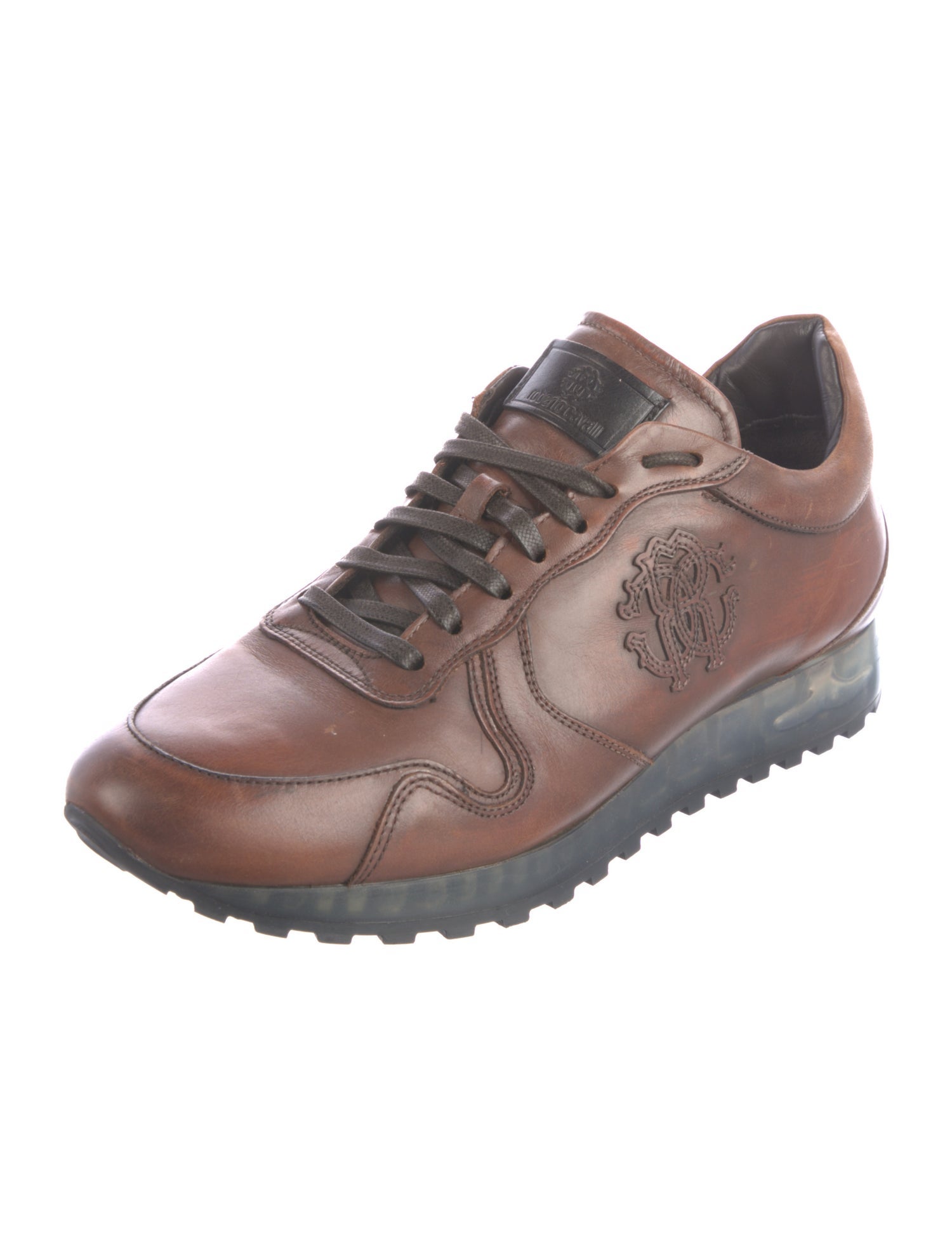 Roberto Cavalli Leather Sneakers