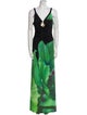 Roberto Cavalli Printed Long Dress