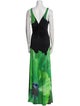 Roberto Cavalli Printed Long Dress
