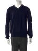 Roberto Cavalli Wool V-Neck Pullover