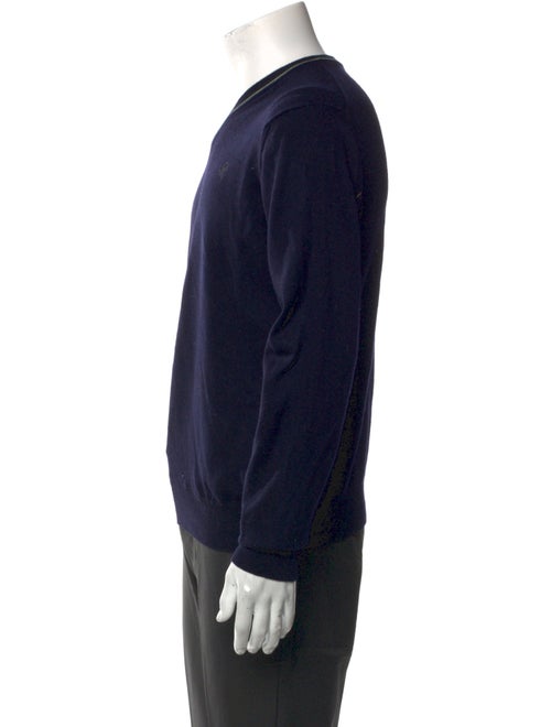 Roberto Cavalli Wool V-Neck Pullover