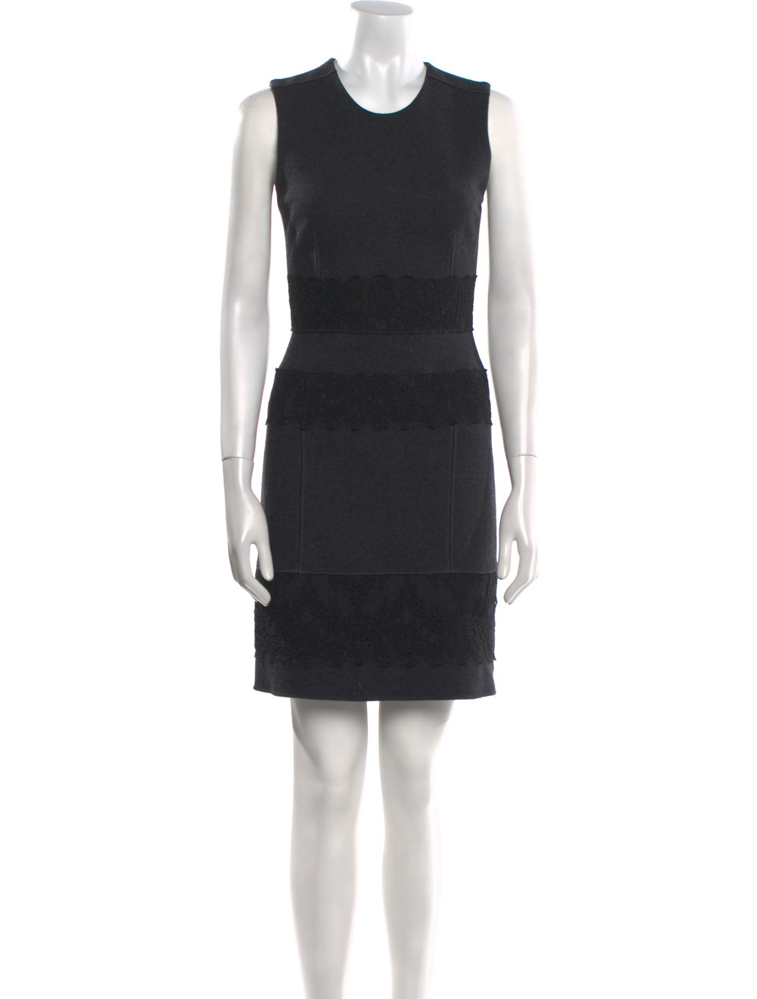 Roberto Cavalli Crew Neck Mini Dress