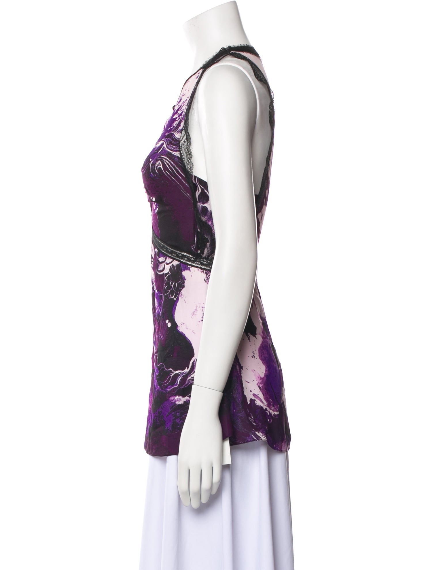 Roberto Cavalli Silk Printed Top