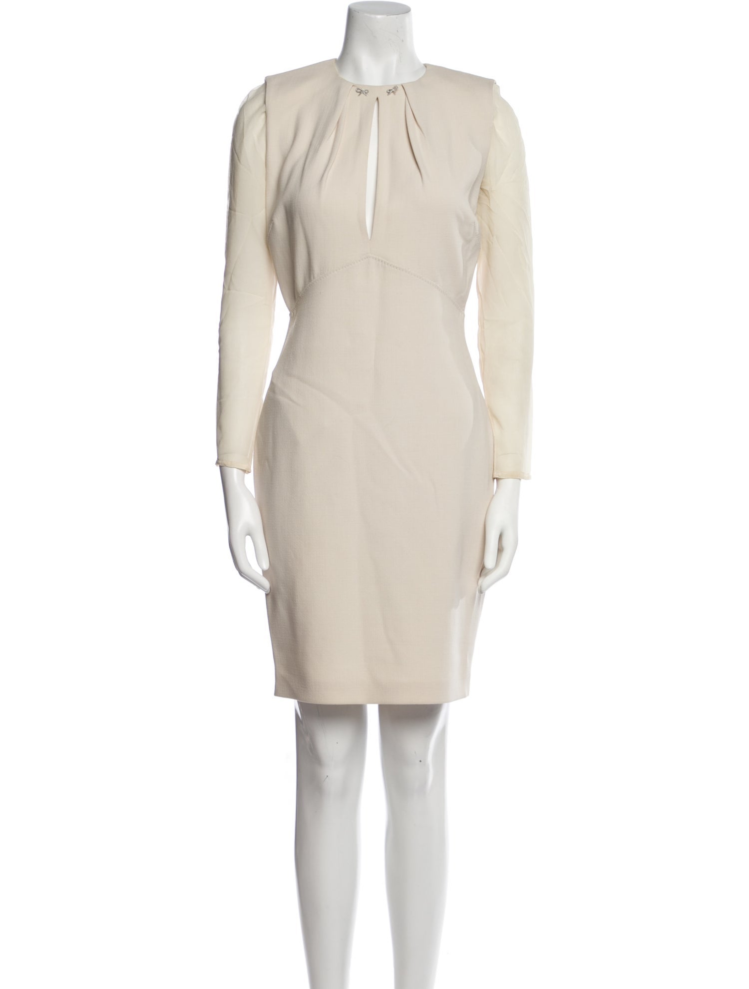 Roberto Cavalli Virgin Wool Knee-Length Dress