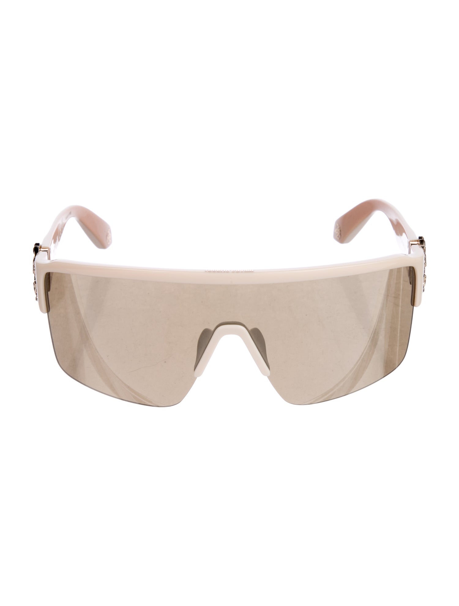 Roberto Cavalli Shield Mirrored Sunglasses