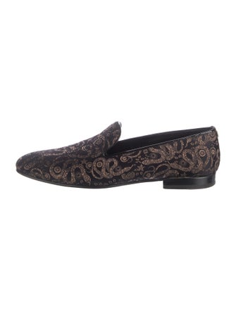 Roberto Cavalli Printed Loafers