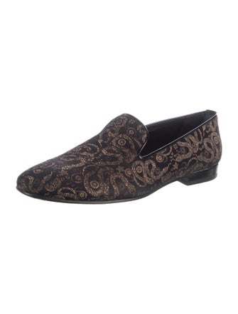 Roberto Cavalli Printed Loafers