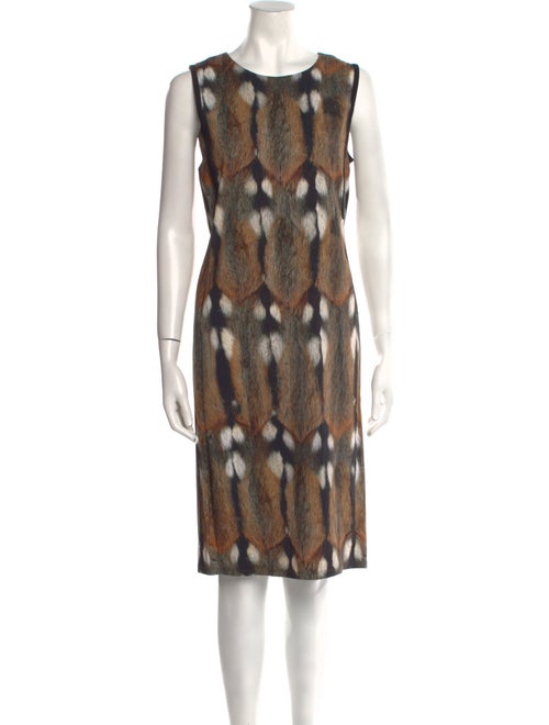 Roberto Cavalli Printed Midi Length Dress