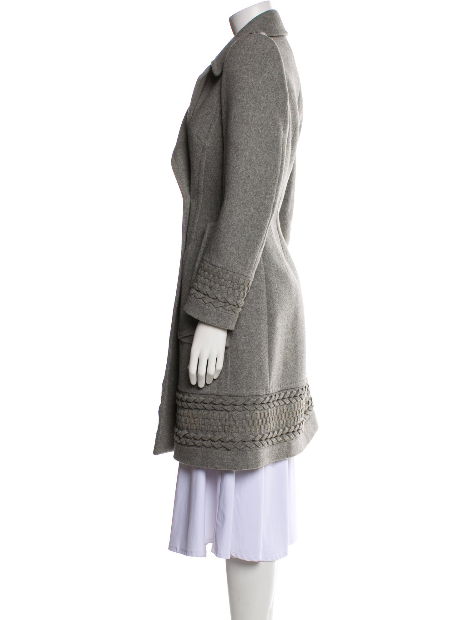 Roberto Cavalli Wool Peacoat