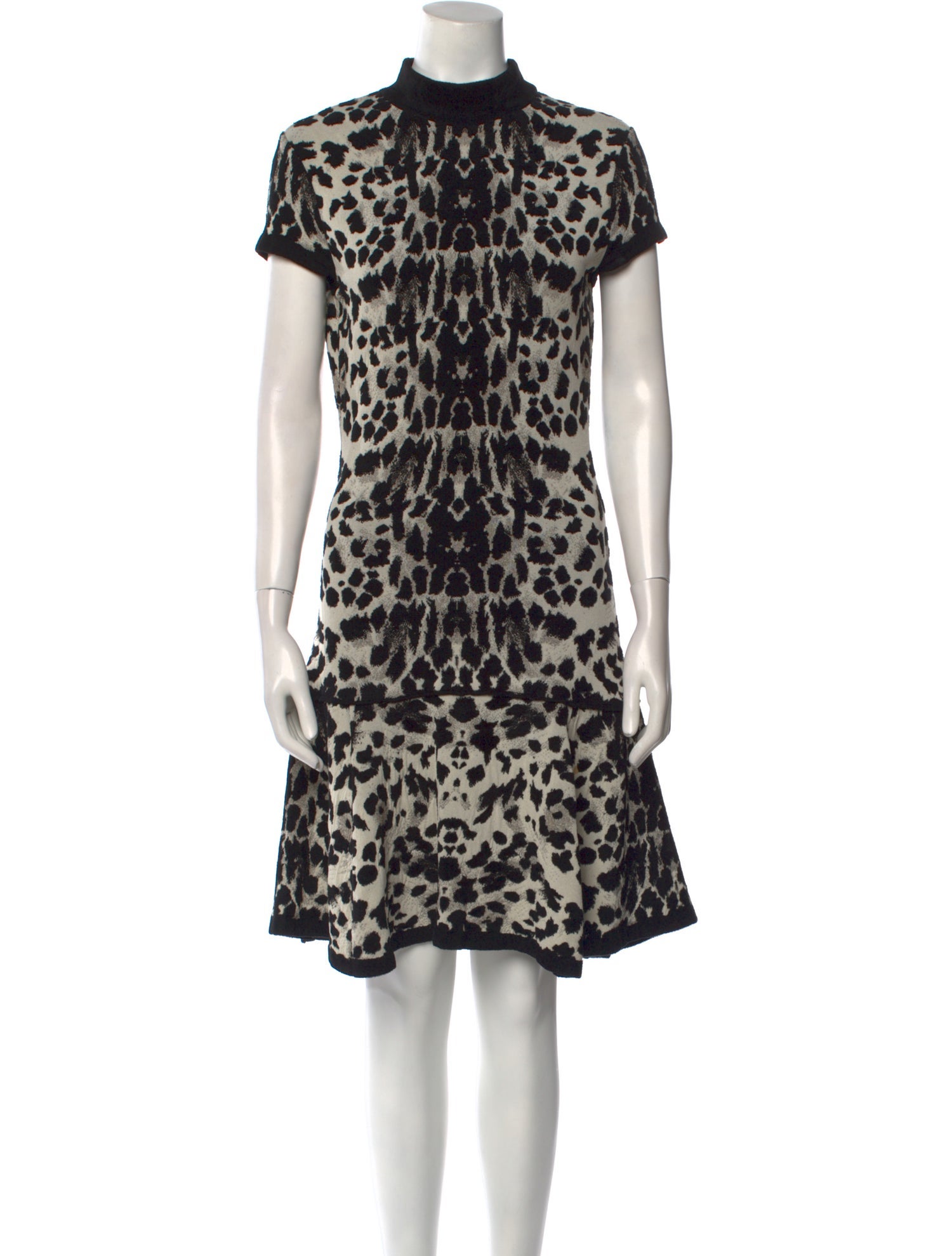 Roberto Cavalli Animal Print Knee-Length Dress