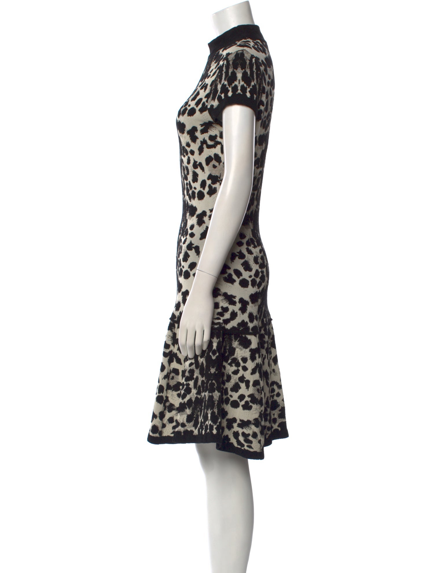Roberto Cavalli Animal Print Knee-Length Dress