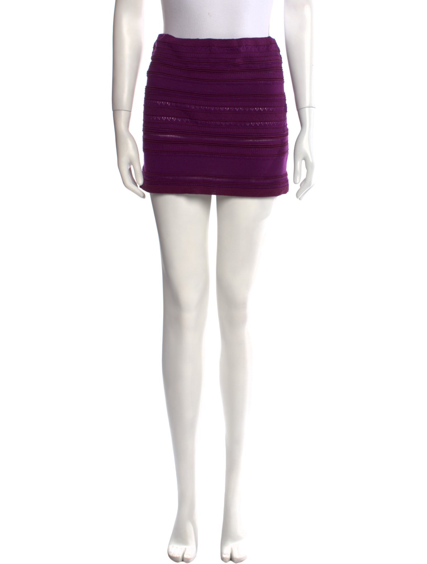 Roberto Cavalli Wool Mini Skirt