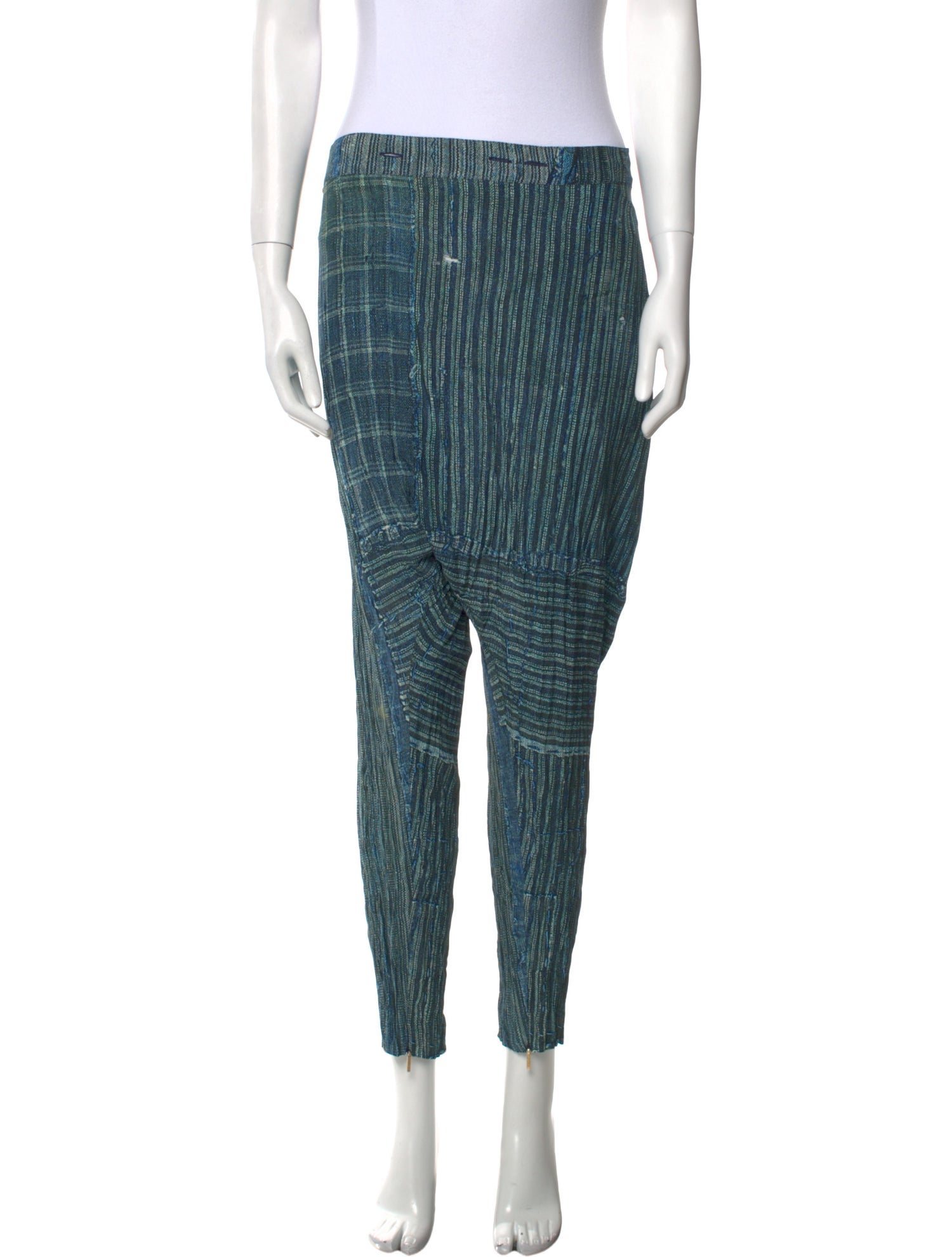 Roberto Cavalli Silk Skinny Leg Pants