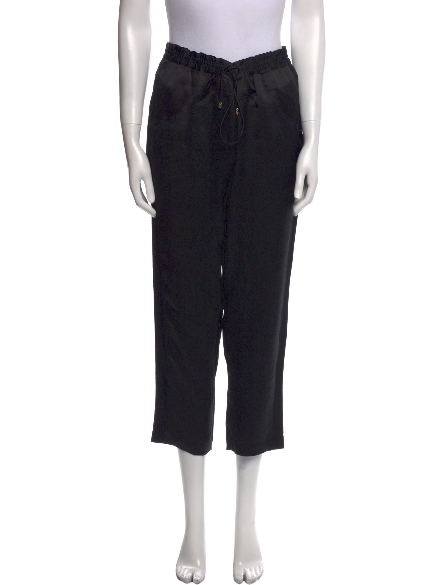 Roberto Cavalli Silk Straight Leg Pants