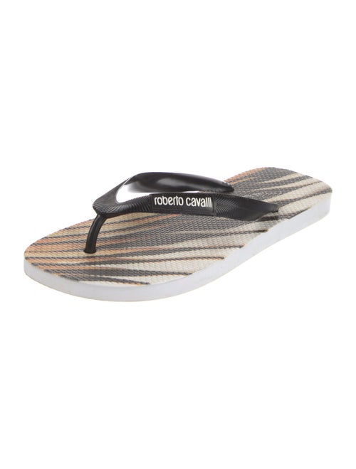 Roberto Cavalli Rubber Printed Flip Flops