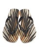 Roberto Cavalli Rubber Printed Flip Flops