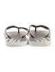 Roberto Cavalli Rubber Printed Flip Flops