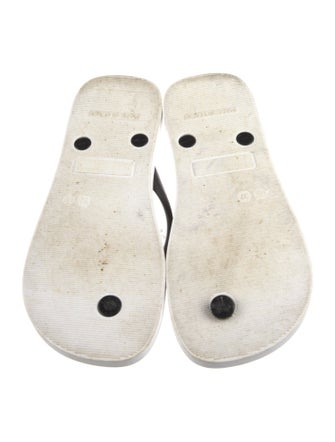 Roberto Cavalli Rubber Printed Flip Flops