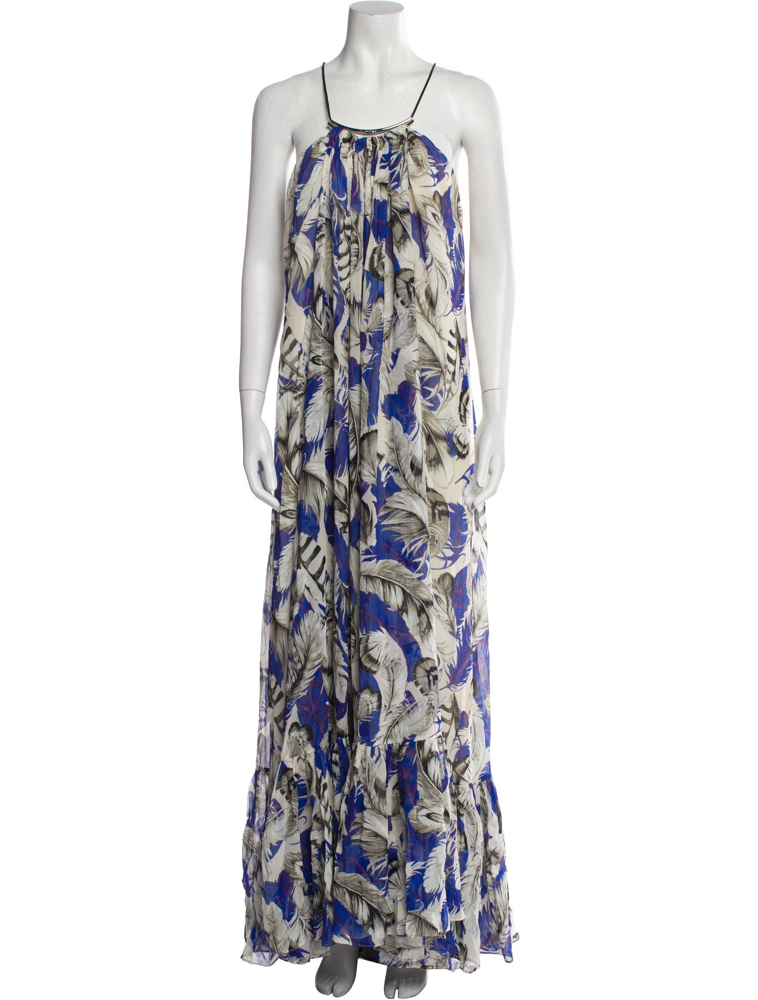 Roberto Cavalli Silk Long Dress w/ Tags