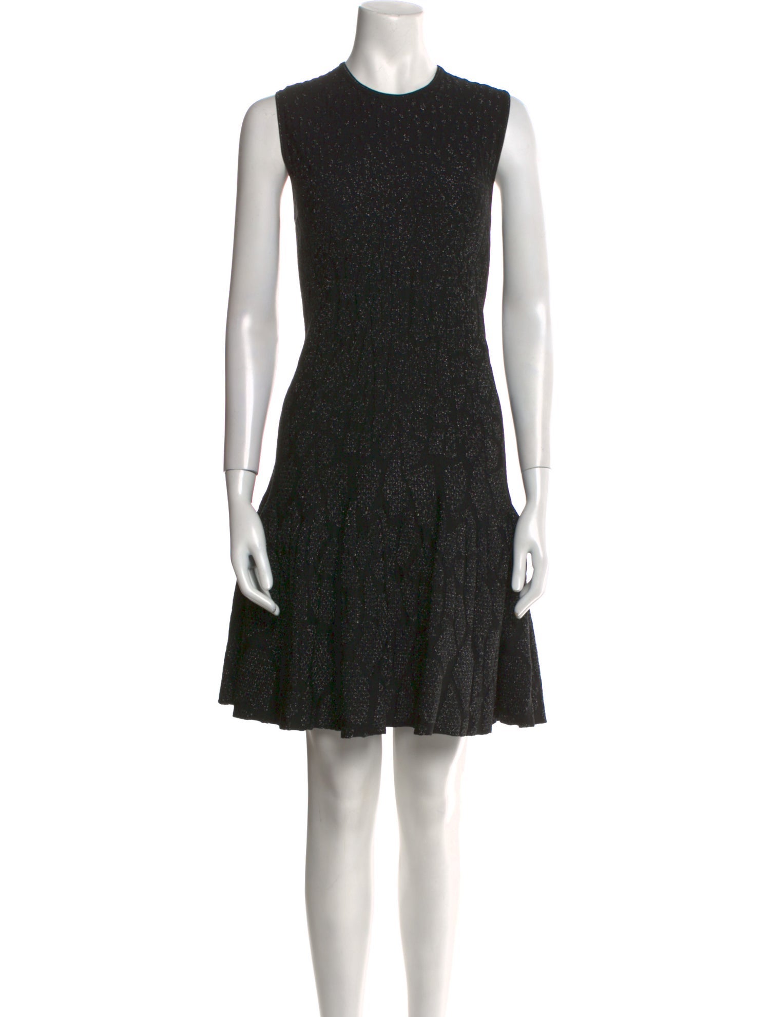 Roberto Cavalli Crew Neck Mini Dress