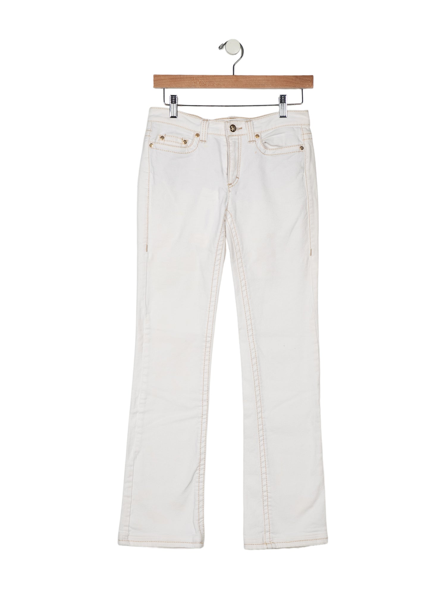 Roberto Cavalli Low-Rise Straight Leg Jeans