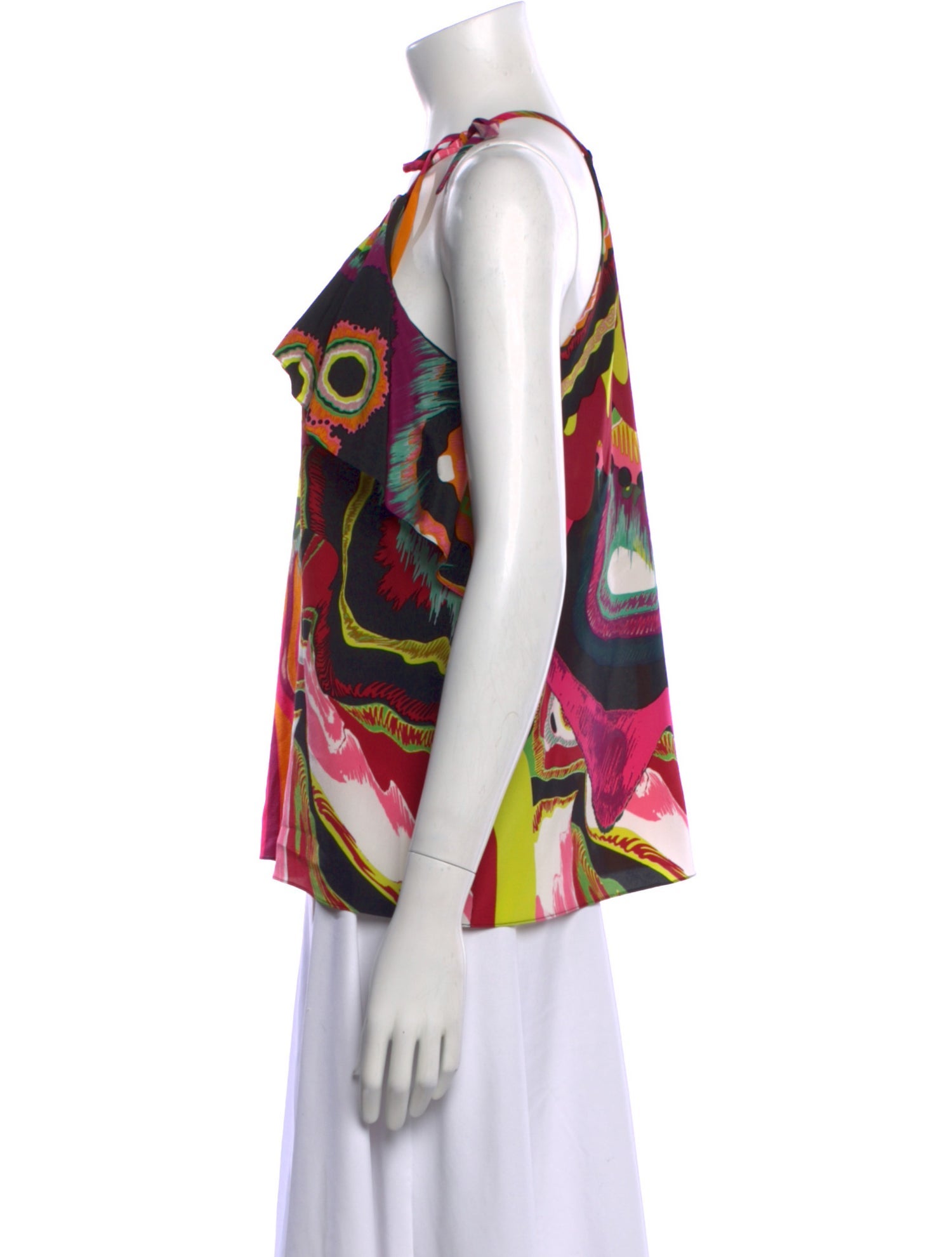 Roberto Cavalli Silk Printed Top