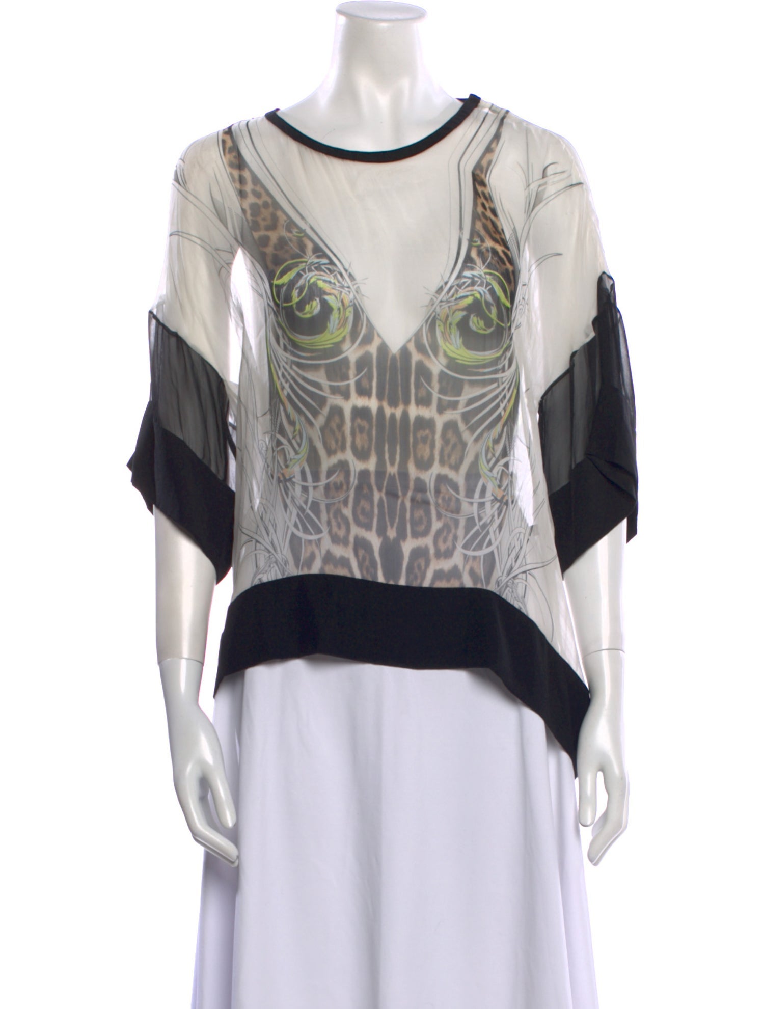 Roberto Cavalli 2013 Printed Blouse
