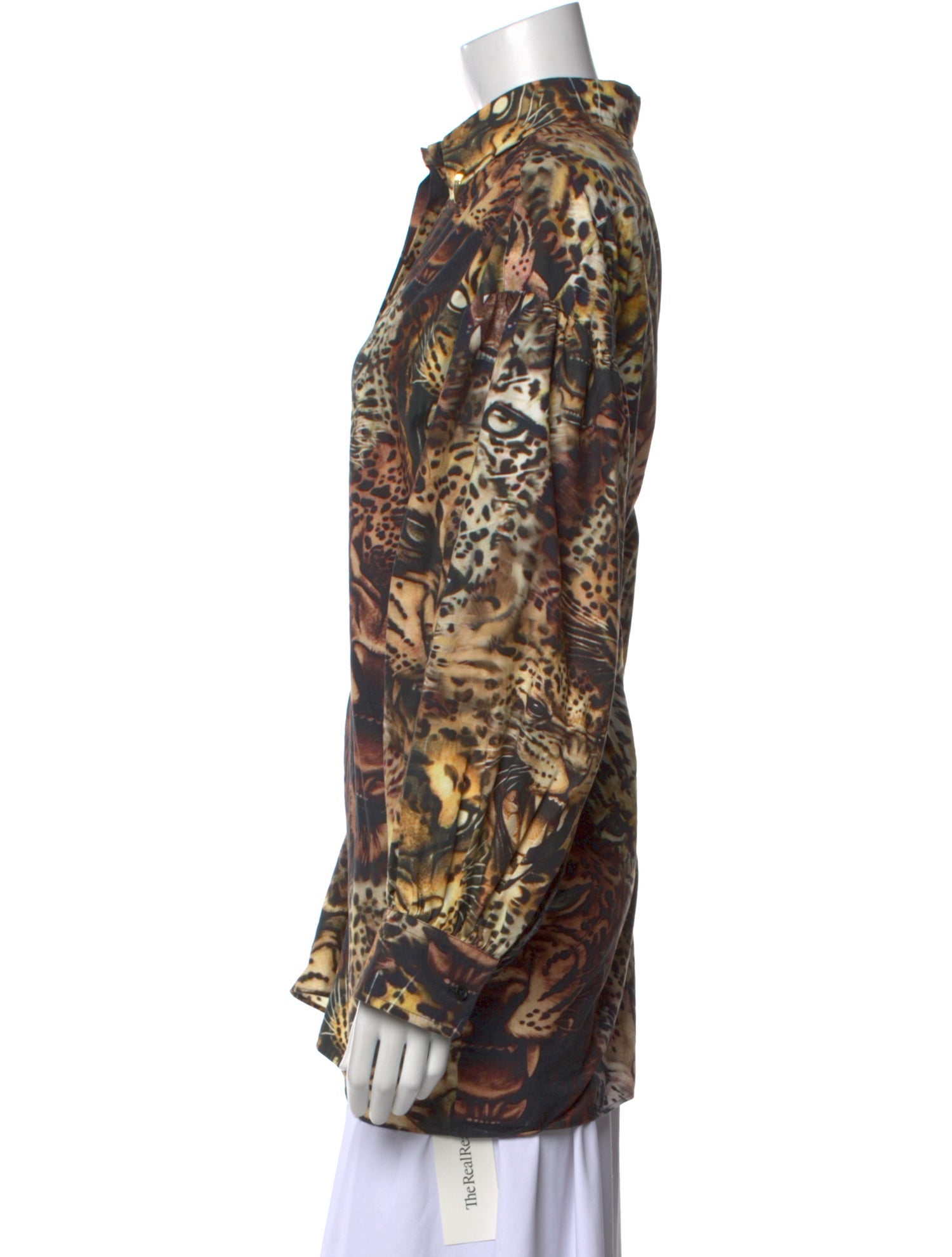 Roberto Cavalli Animal Print Long Sleeve