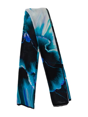 Roberto Cavalli Silk Printed Scarf