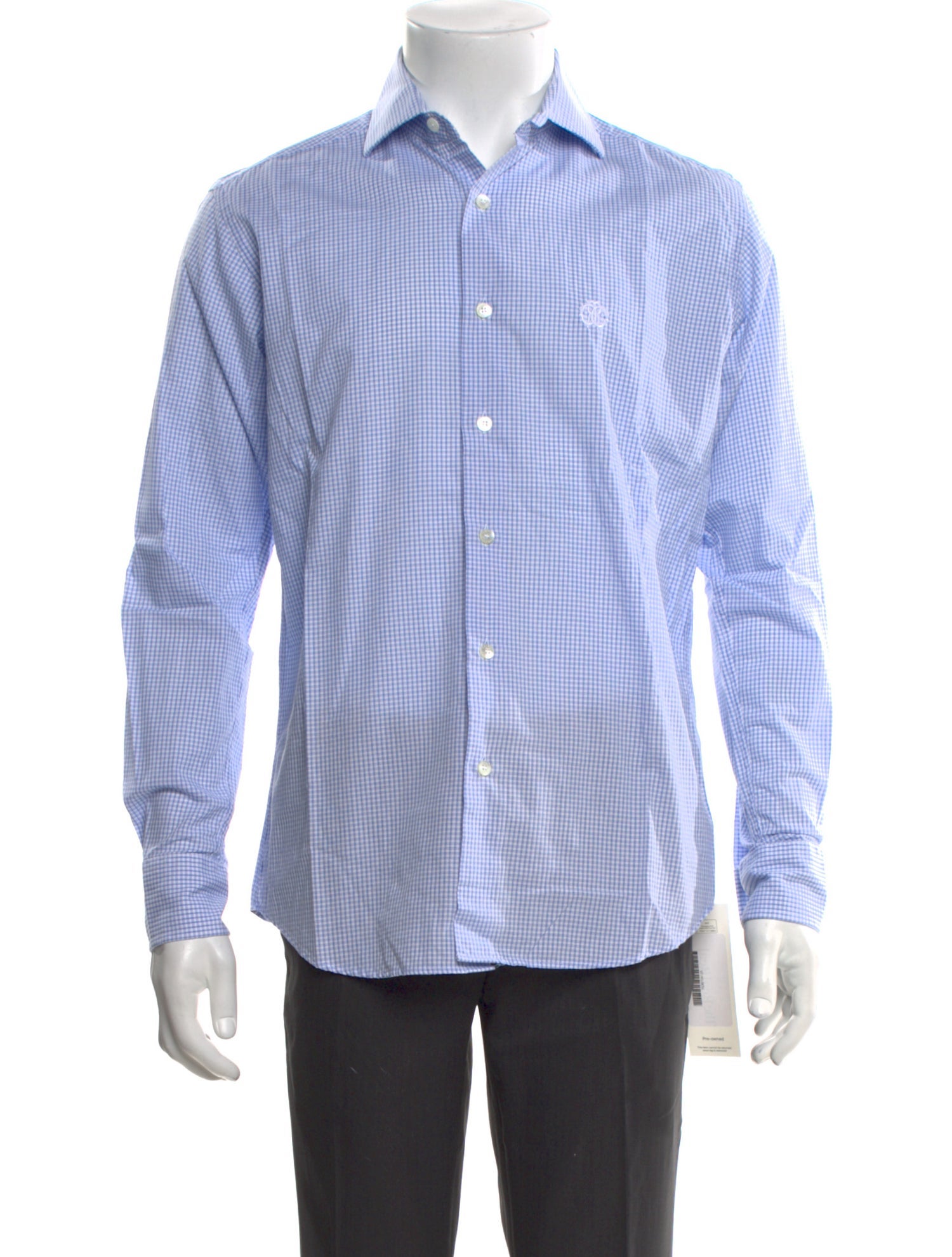 Roberto Cavalli Striped Long Sleeve Dress Shirt