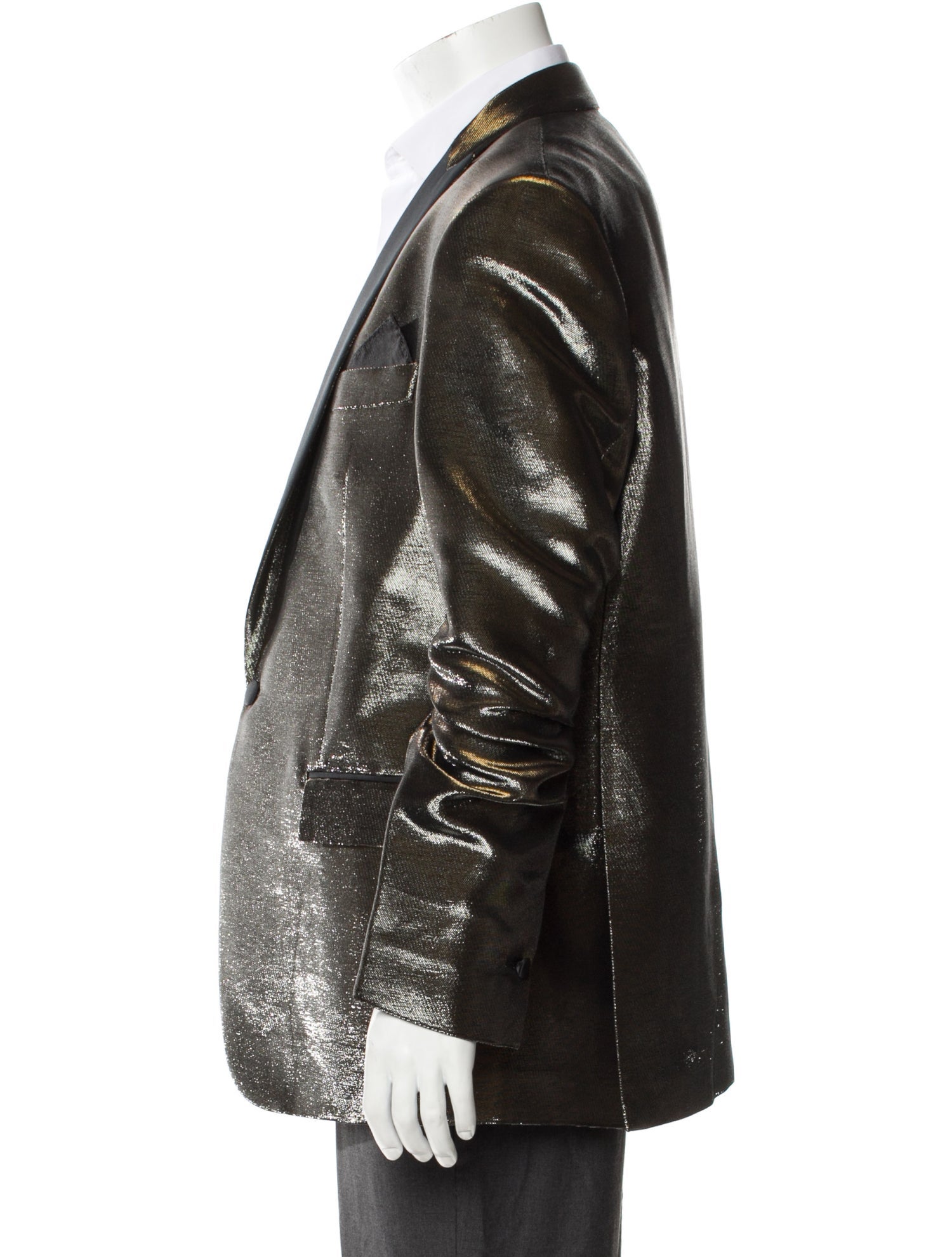 Roberto Cavalli Virgin Wool Printed Blazer