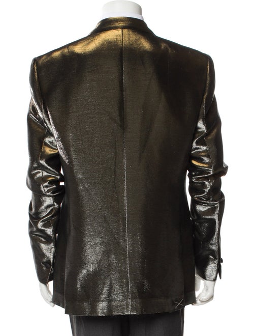 Roberto Cavalli Virgin Wool Printed Blazer