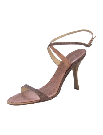 Roberto Cavalli Snakeskin Sandals