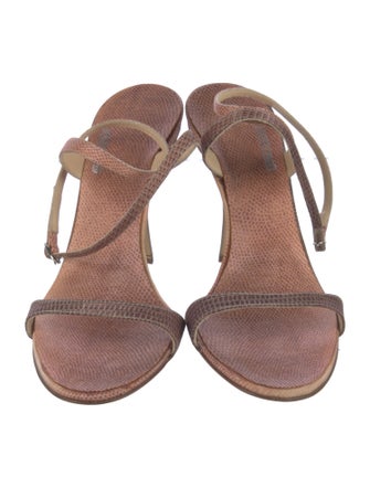 Roberto Cavalli Snakeskin Sandals