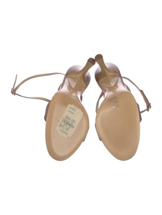 Roberto Cavalli Snakeskin Sandals